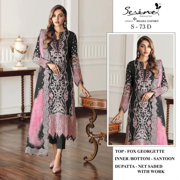 Serene S 73 Georgette Wear Pakistani Georgette Salwar Kameez Collection